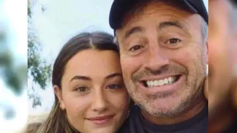 Marina Pearl y Matt LeBlanc Marina Pearl y Matt LeBlanc
