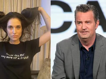 Molly Hurwitz y Matthew Perry Molly Hurwitz y Matthew Perry