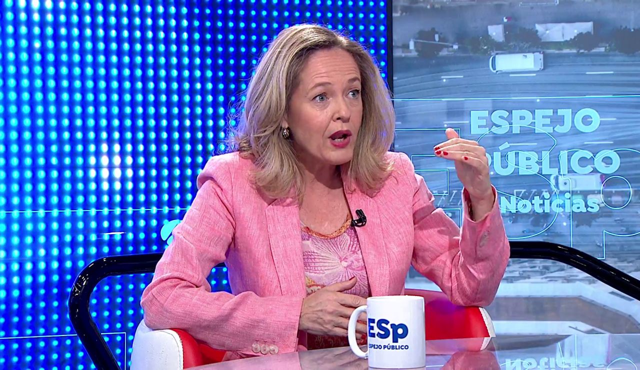 Nadia Calviño en Espejo Público Nadia Calviño en Espejo Público