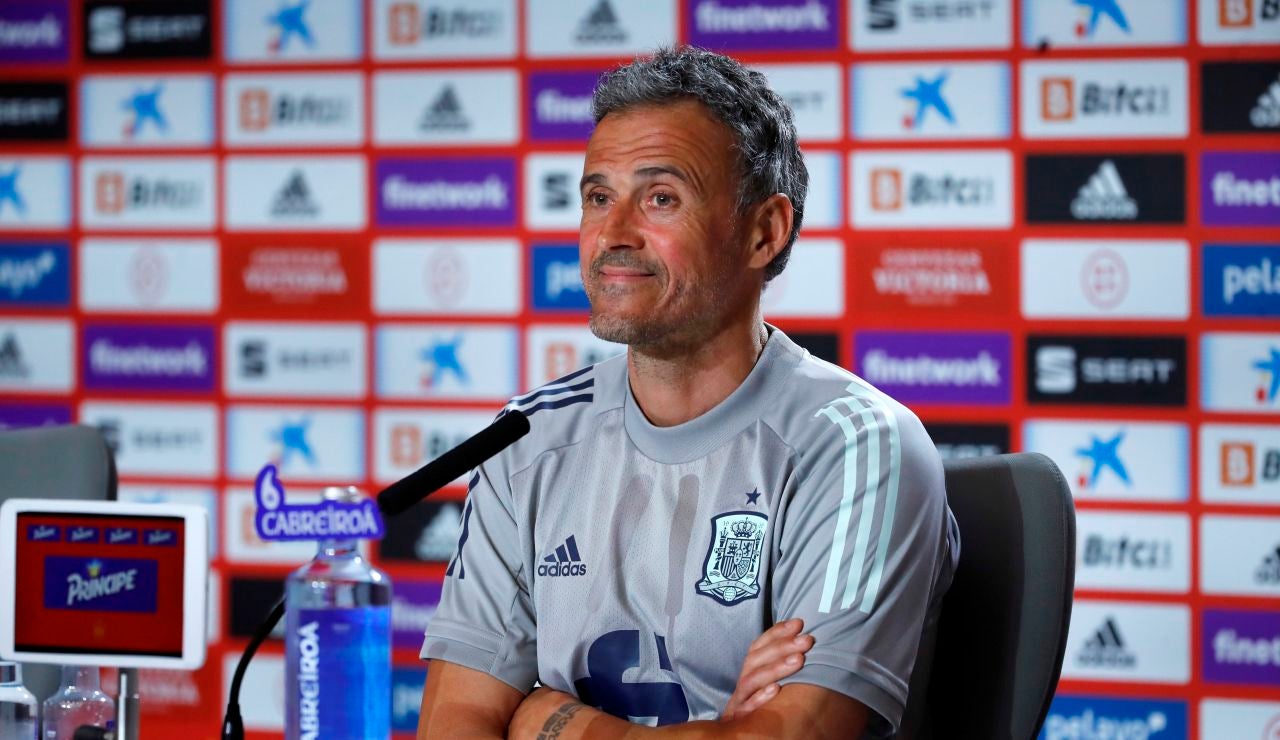 Luis Enrique: "Todos los jugadores me dan garantías, estoy encantado con lo que tengo" Luis Enrique: "Todos los jugadores me dan garantías, estoy encantado con lo que tengo"