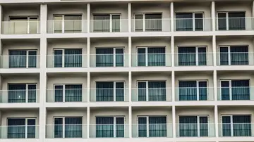 Balcón en Ibiza. Balcón en Ibiza.