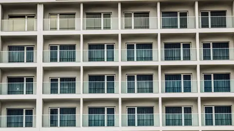 Balcón en Ibiza. Balcón en Ibiza.