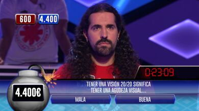 ¡Héctor está pletórico! Ha ganado él solo la bomba clasificatoria de ‘¡Boom!’