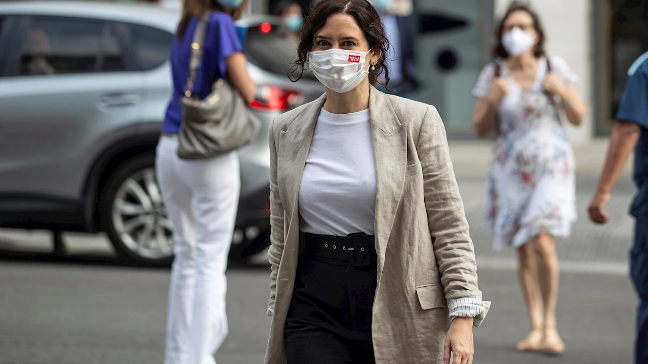 La presidenta de la Comunidad de Madrid, Isabel Díaz Ayuso La presidenta de la Comunidad de Madrid, Isabel Díaz Ayuso
