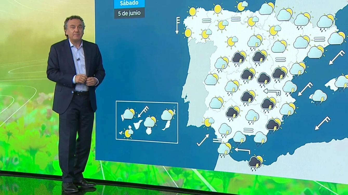 Previsión sábado 5 junio La previsión