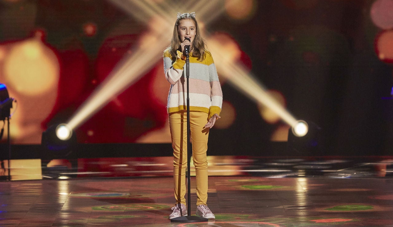 Luna di Maio canta ‘La solitudine’ en las Audiciones a ciegas de ‘La Voz Kids’