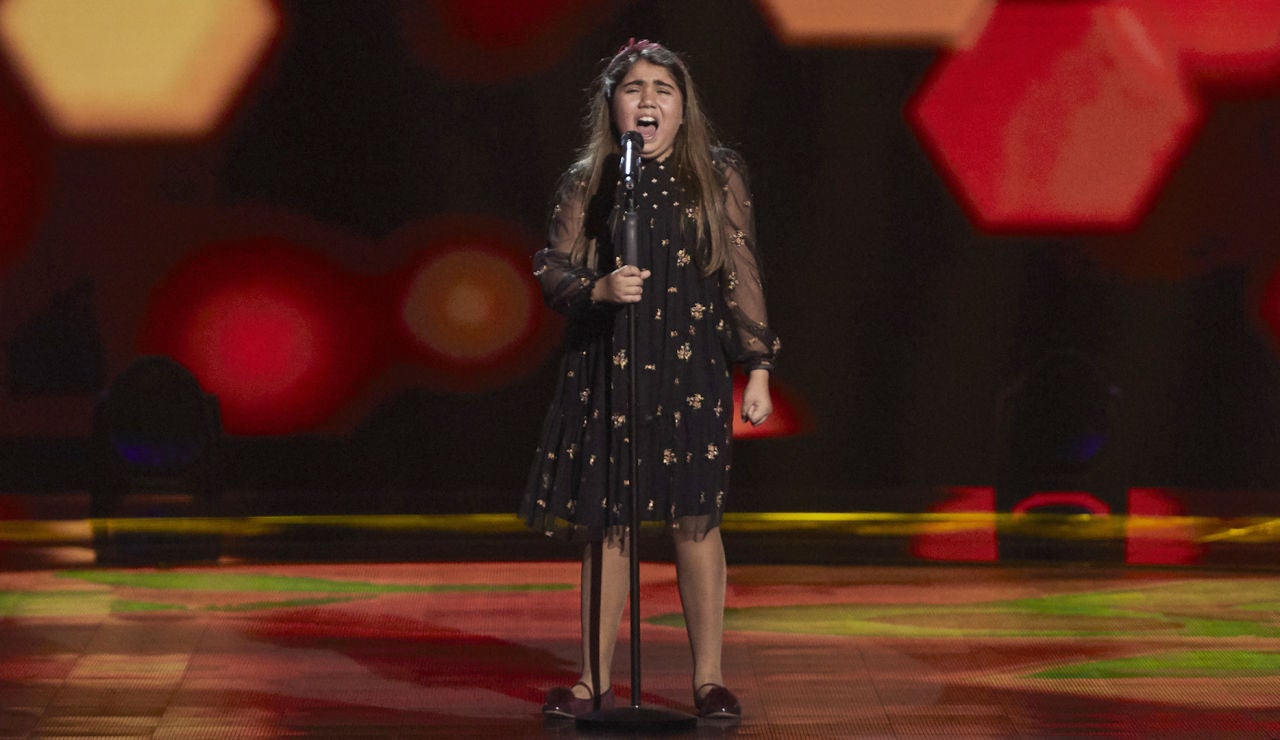Sara Vidal canta &lsquo;Torre de arena&rsquo; en las Audiciones a ciegas de &lsquo;La Voz Kids&rsquo; 