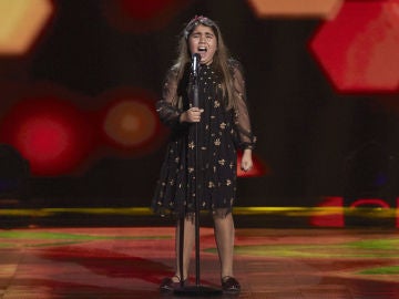 Sara Vidal canta ‘Torre de arena’ en las Audiciones  a ciegas  de ‘La Voz Kids’ 