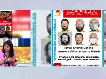Perfil de Tomás Gimeno. Perfil de Tomás Gimeno.