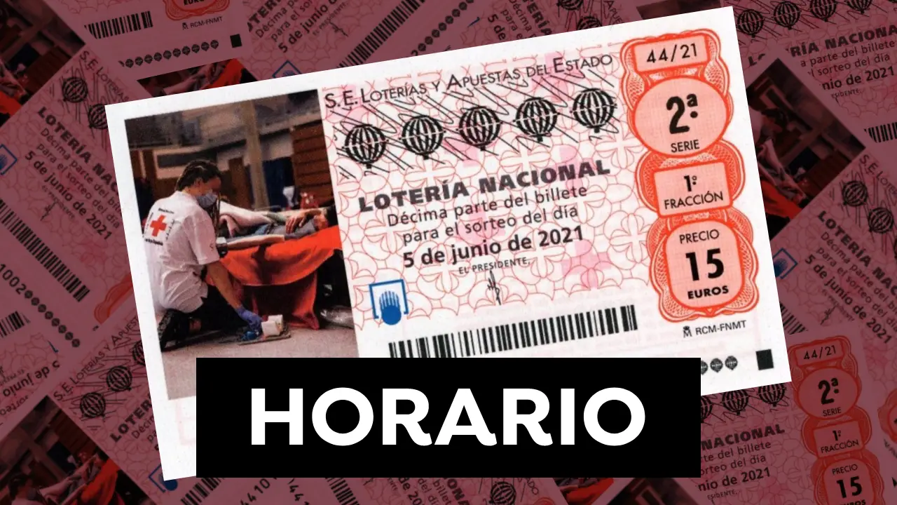 Loter&iacute;a Nacional: Horario y d&oacute;nde ver el Sorteo Extraordinario de la Cruz Roja 2021 del 5 de junio