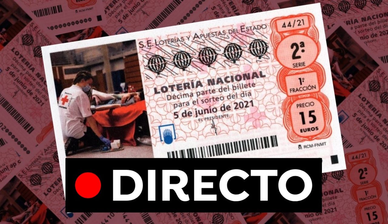Lotería Nacional: Sorteo Extraordinario de la Cruz Roja hoy, en directo Lotería Nacional: Sorteo Extraordinario de la Cruz Roja hoy, en directo