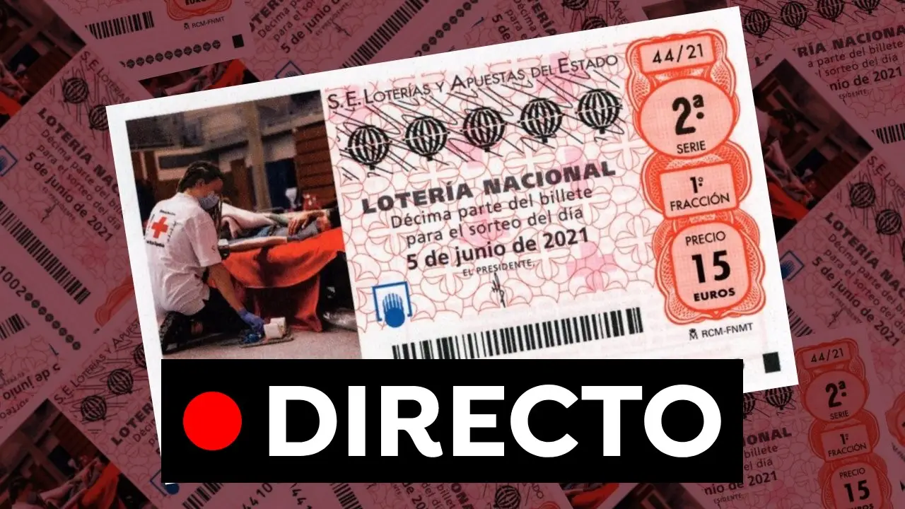 Loter&iacute;a Nacional: Sorteo Extraordinario de la Cruz Roja hoy, en directo