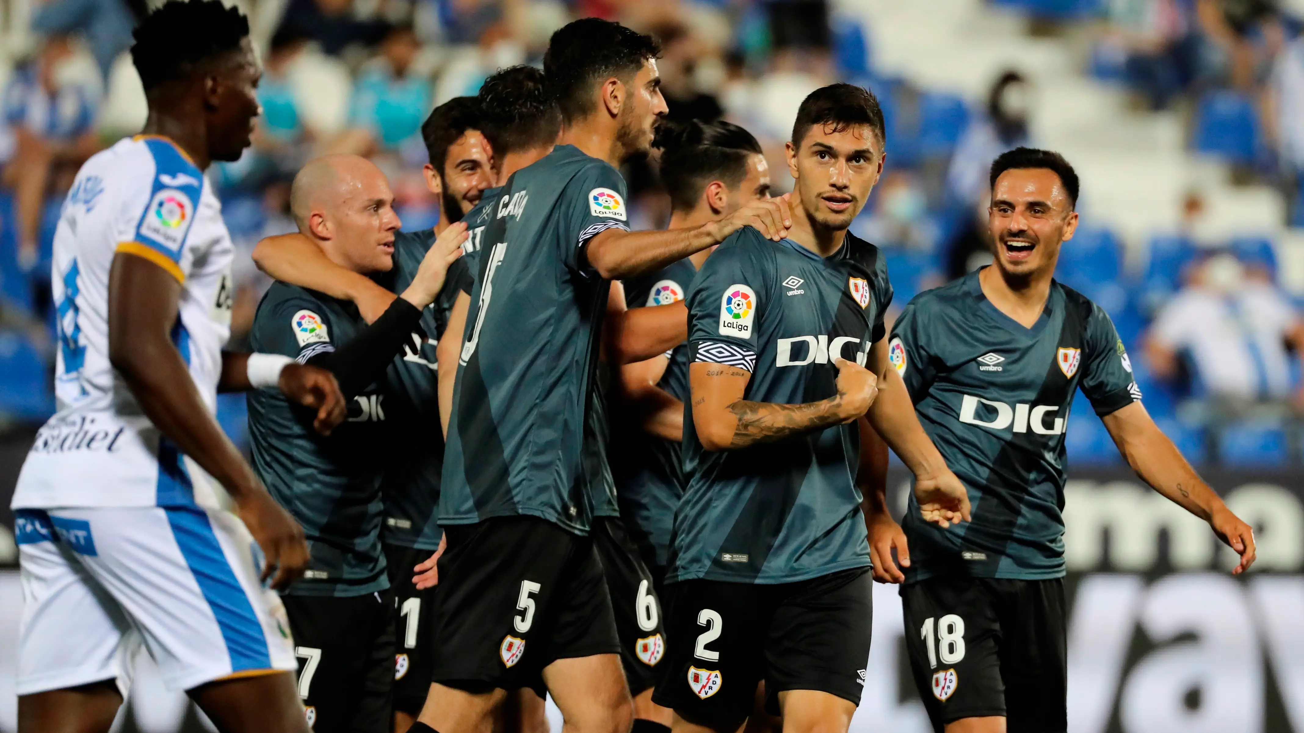El Rayo Vallecano se impone en Butarque y se jugar&aacute; el ascenso a Primera con el Girona