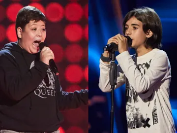 Xoel Tarín y Marcos del Río en 'La Voz Kids' Xoel Tarín y Marcos del Río en 'La Voz Kids'