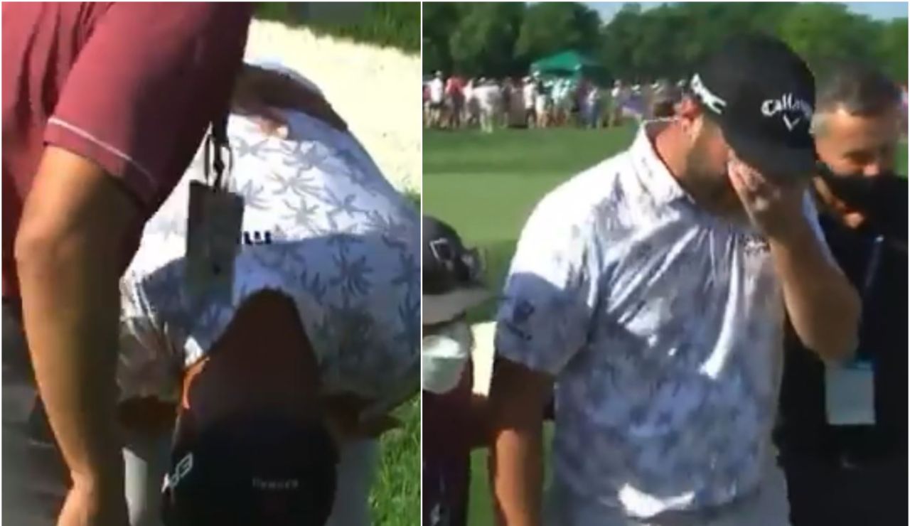 El momento en que le comunican a Jon Rahm que tiene que abandonar tras dar positivo en coronavirus El momento en que le comunican a Jon Rahm que tiene que abandonar tras dar positivo en coronavirus