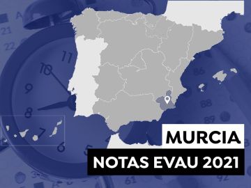 Notas Evau 2021 en Murcia: Consultar los resultados de selectividad