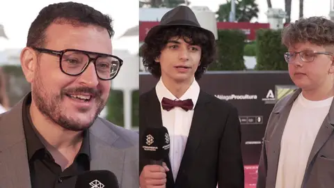 Dani de la Torre y los actores de 'Live is life' Dani de la Torre y los actores de 'Live is life'