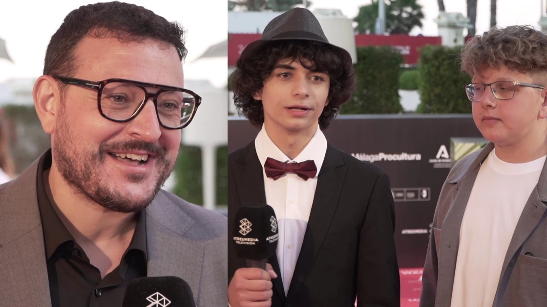 Dani de la Torre y los actores de 'Live is life'