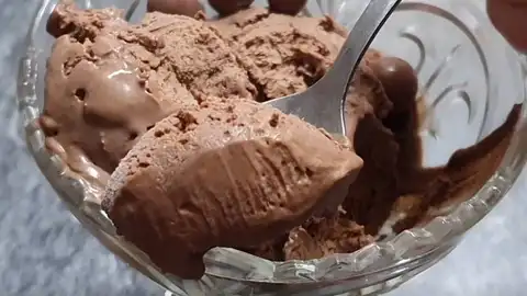 Helado de crema de cacao Helado de crema de cacao