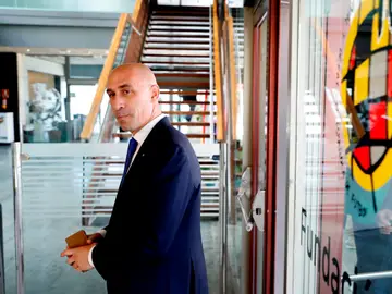 El presidente de la Real Federación Española de Fútbol (RFEF), Luis Rubiales El presidente de la Real Federación Española de Fútbol (RFEF), Luis Rubiales