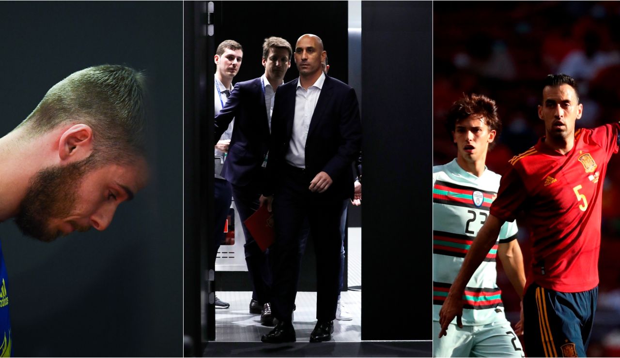 El 'caso Torbe', la destitución de Lopetegui y el positivo de Busquets: los tres inoportunos momentos previos al debut en un gran torneo El 'caso Torbe', la destitución de Lopetegui y el positivo de Busquets: los tres inoportunos momentos previos al debut en un gran torneo
