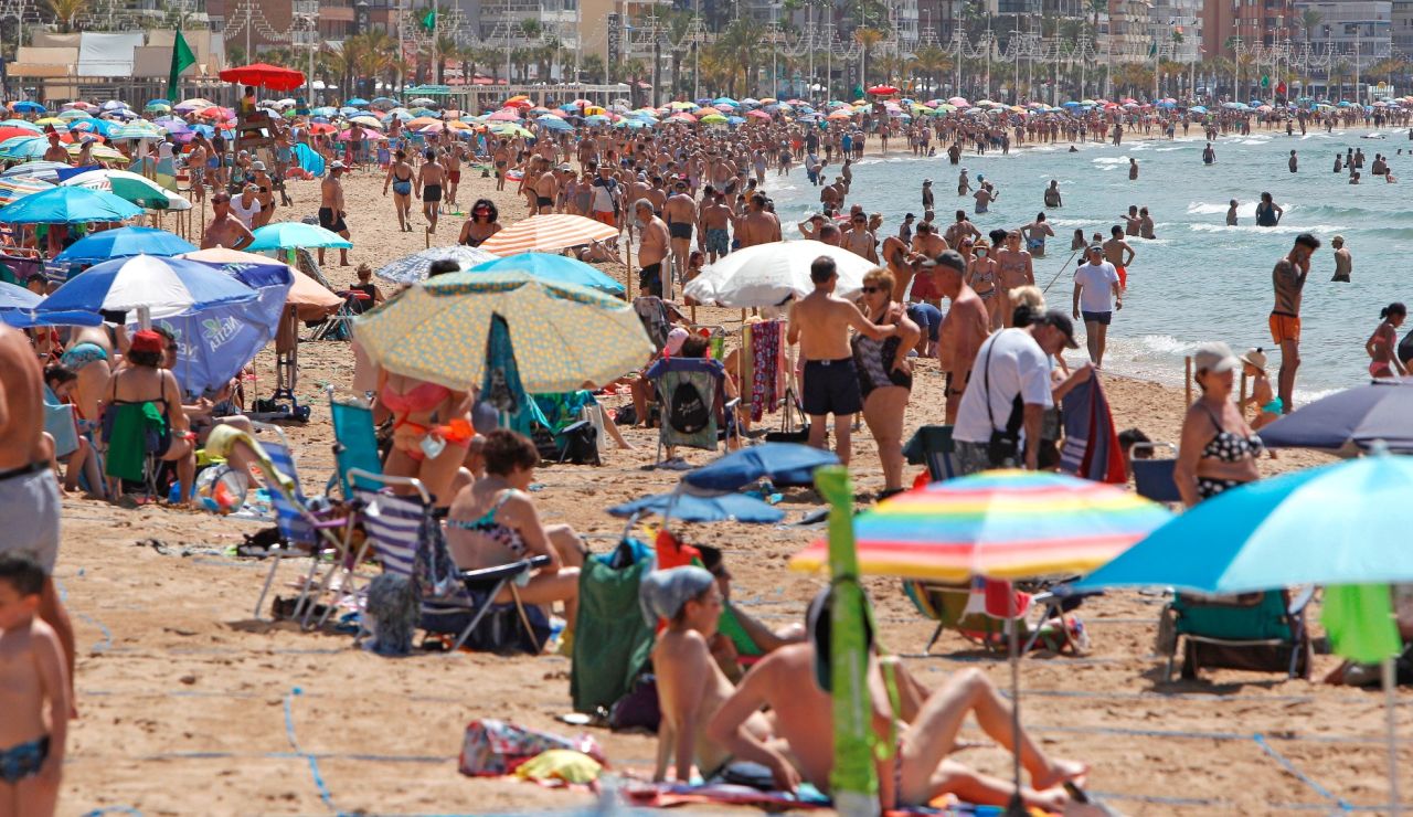 Imagen de archivo de playas en España Imagen de archivo de playas en España
