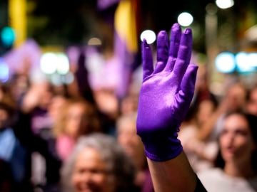 Manifestación con motivo del Día Internacional contra la Violencia Machista