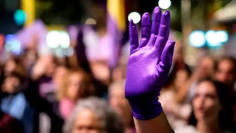 Manifestación con motivo del Día Internacional contra la Violencia Machista Manifestación con motivo del Día Internacional contra la Violencia Machista