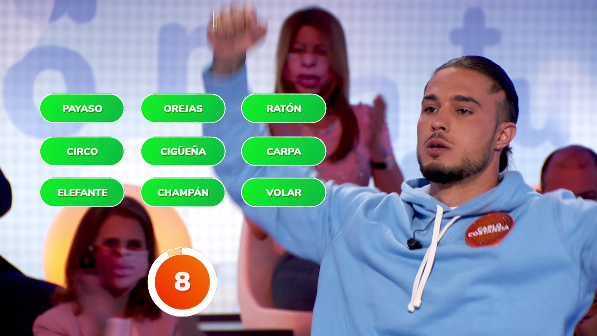 Carlo Costanzia mantiene a flote al equipo naranja con su magistral jugada en ‘¿Dónde Estás?’ Carlo Costanzia mantiene a flote al equipo naranja con su magistral jugada en ‘¿Dónde Estás?’