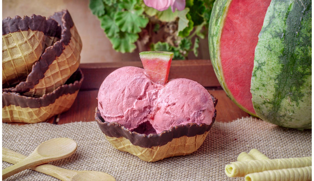 Helado de sand&iacute;a Bouquet, disfruta del sabor del verano