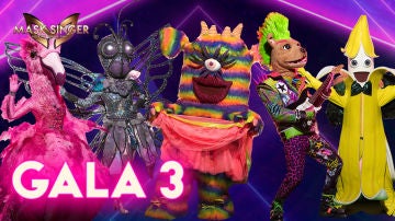 Las cinco últimas nuevas máscaras se enfrentan en la tercera gala de 'Mask Singer'