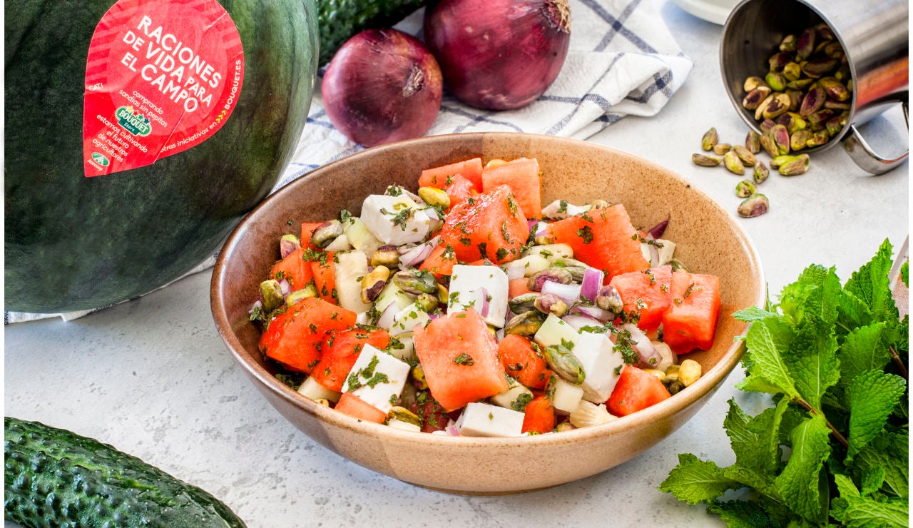 Ensalada veraniega de sand&iacute;a Bouquet