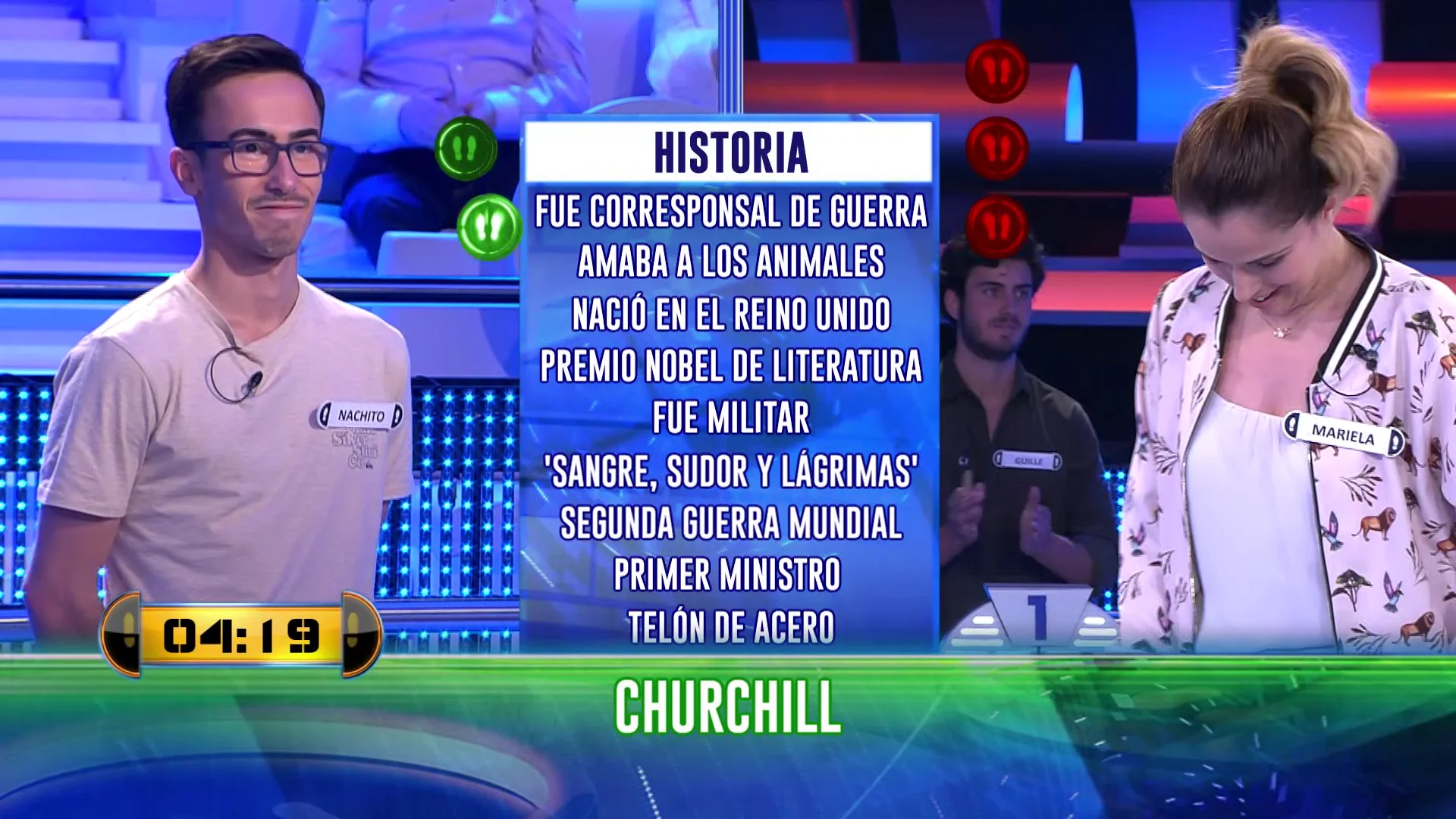 Mariela remonta sin comodines un duelo épico Mariela remonta sin comodines un duelo épico