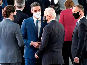 Pedro Sánchez y Joe Biden Pedro Sánchez y Joe Biden