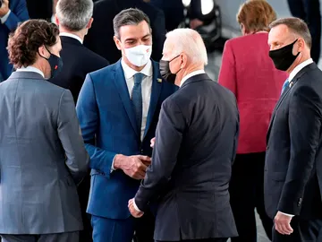 Pedro Sánchez y Joe Biden Pedro Sánchez y Joe Biden