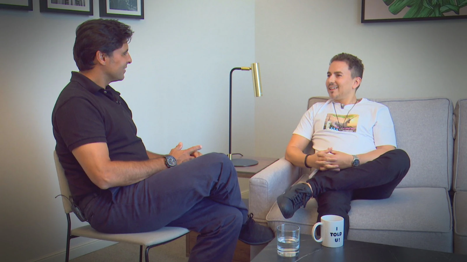 Jorge Lorenzo con Fran Rivera. Jorge Lorenzo con Fran Rivera.