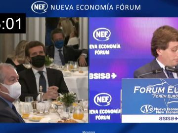 Martínez-Almeida se burla del encuentro entre Sánchez y Biden guardando medio minuto de silencio