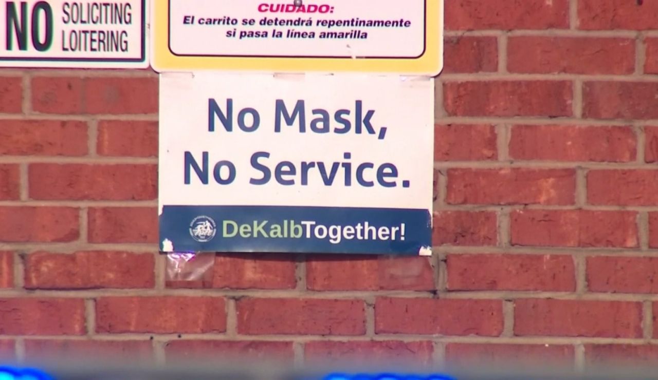 Cartel de mascarilla en Dekalb Cartel de mascarilla en Dekalb