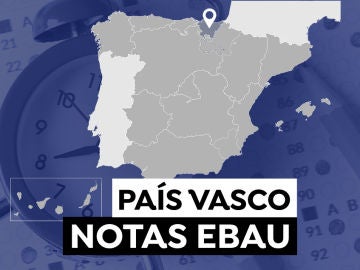 Notas Evau País Vasco 2021: Resultado de selectividad
