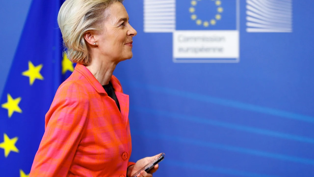 La presidenta de la Comisión Europea, Ursula von der Leyen La presidenta de la Comisión Europea, Ursula von der Leyen