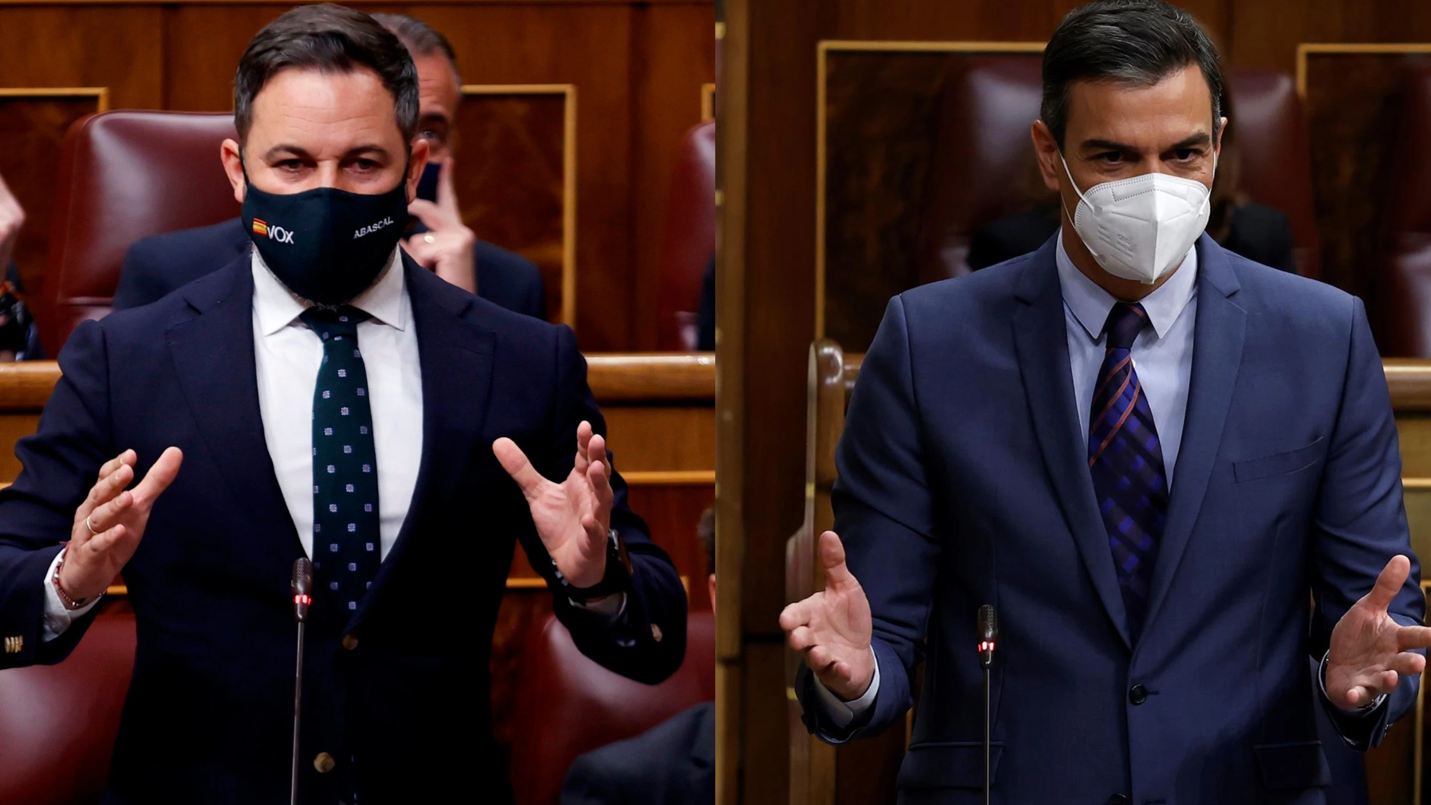 Abascal espera que Sánchez acabe "delante de un tribunal" y el presidente le acusa de "añorar el Franquismo" Abascal espera que Sánchez acabe "delante de un tribunal" y el presidente le acusa de "añorar el Franquismo"
