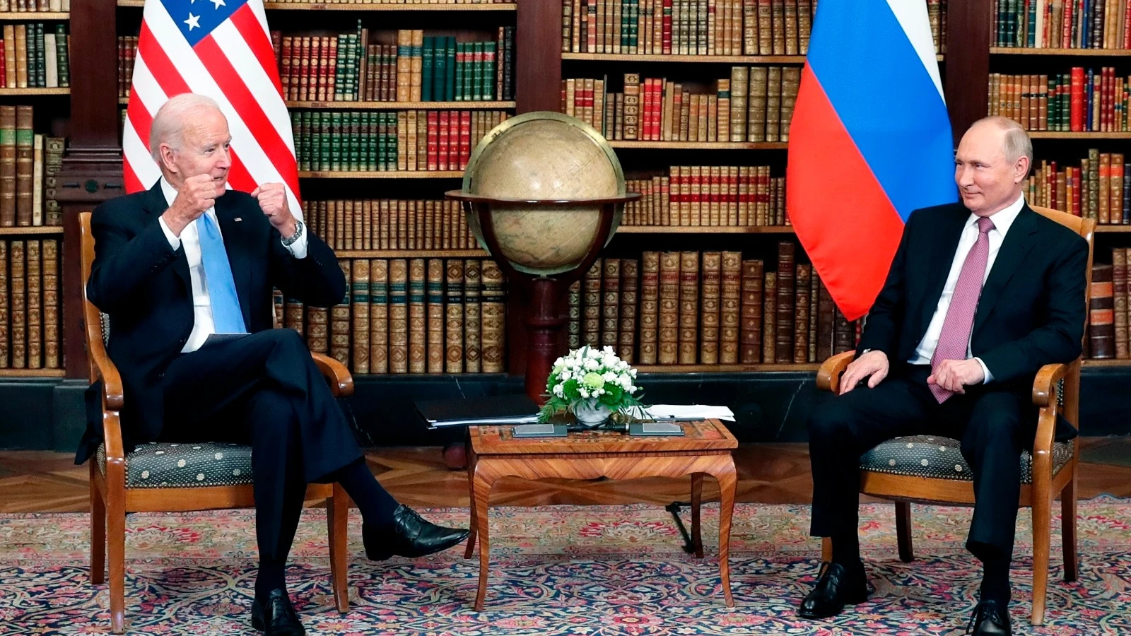 Biden y Putin, así será el primer cara a cara en el peor momento diplomático entre ambos países desde la Guerra Fría Biden y Putin, así será el primer cara a cara en el peor momento diplomático entre ambos países desde la Guerra Fría