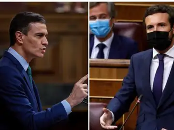 Pedro Sánchez y Pablo Casado Pedro Sánchez y Pablo Casado