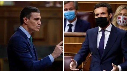 Pedro Sánchez y Pablo Casado Pedro Sánchez y Pablo Casado