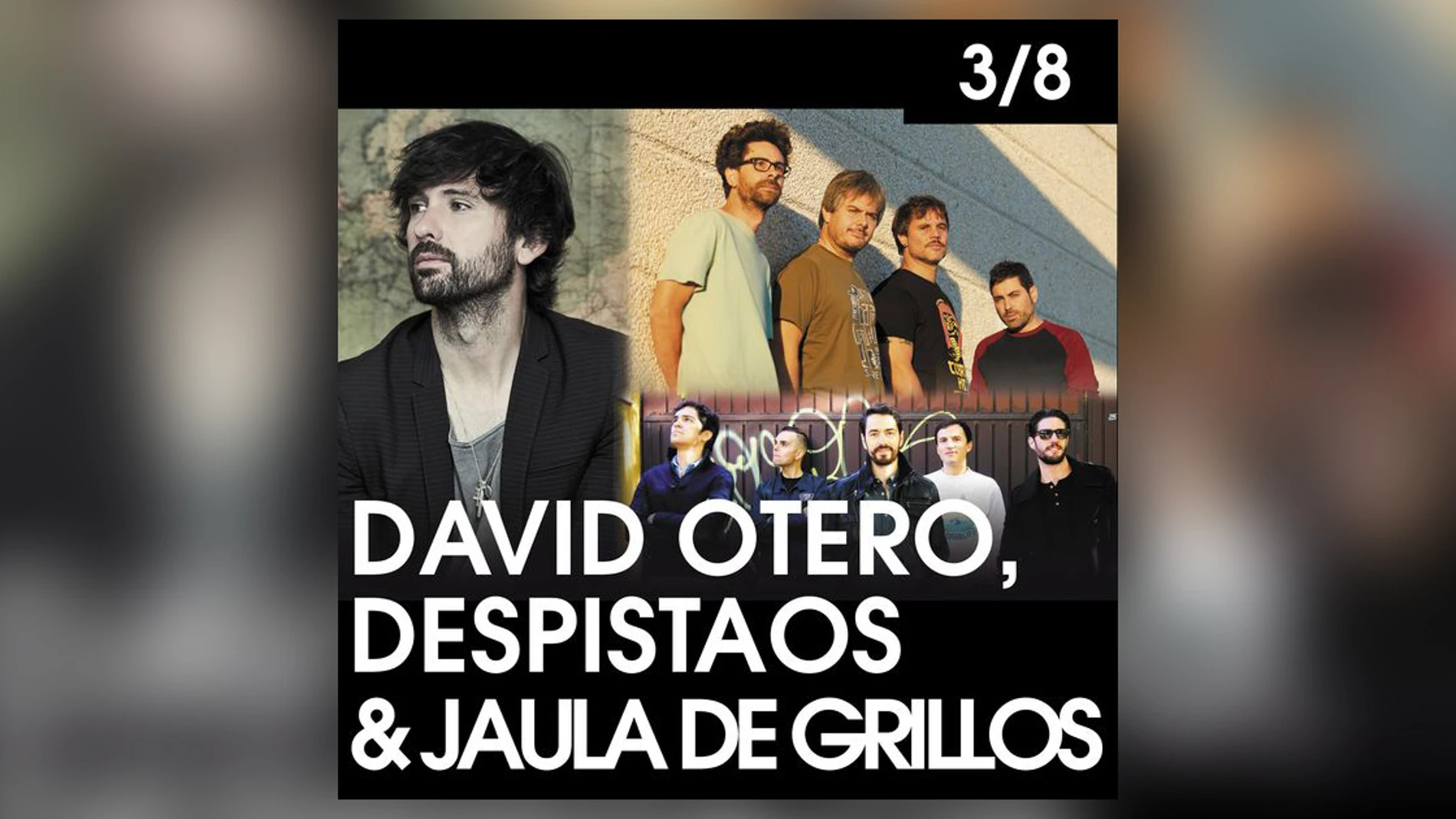 David Otero, Despistaos & Jaula de Grillos, en Starlite el martes 3 de agosto
