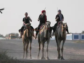 Las mujeres también podrán competir en carreras de camellos en Emiratos por primera vez Las mujeres también podrán competir en carreras de camellos en Emiratos por primera vez