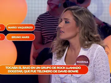 Bruno Mars empaña la gran jugada en solitario de Marina Monzón en ‘Una de Cuatro’ Bruno Mars empaña la gran jugada en solitario de Marina Monzón en ‘Una de Cuatro’