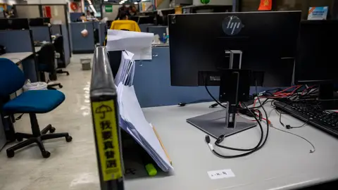 Detenidos 5 periodistas en Hong Kong Detenidos 5 periodistas en Hong Kong