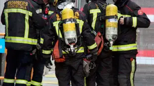 Bomberos en Barcelona (archivo) Bomberos en Barcelona (archivo)