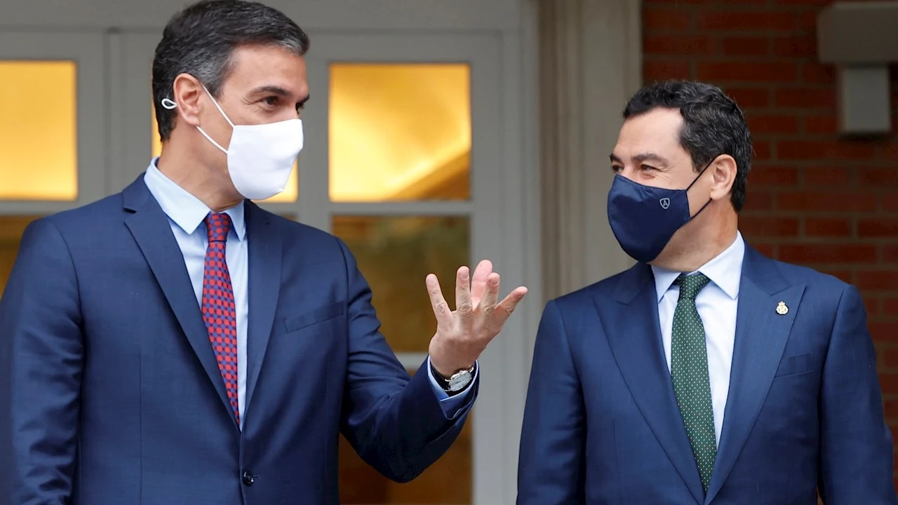 Pedro S&aacute;nchez y Juanma Moreno